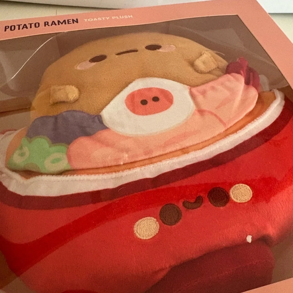 NWT Smoko Tayto Ramen Toasty Heatable Plushie